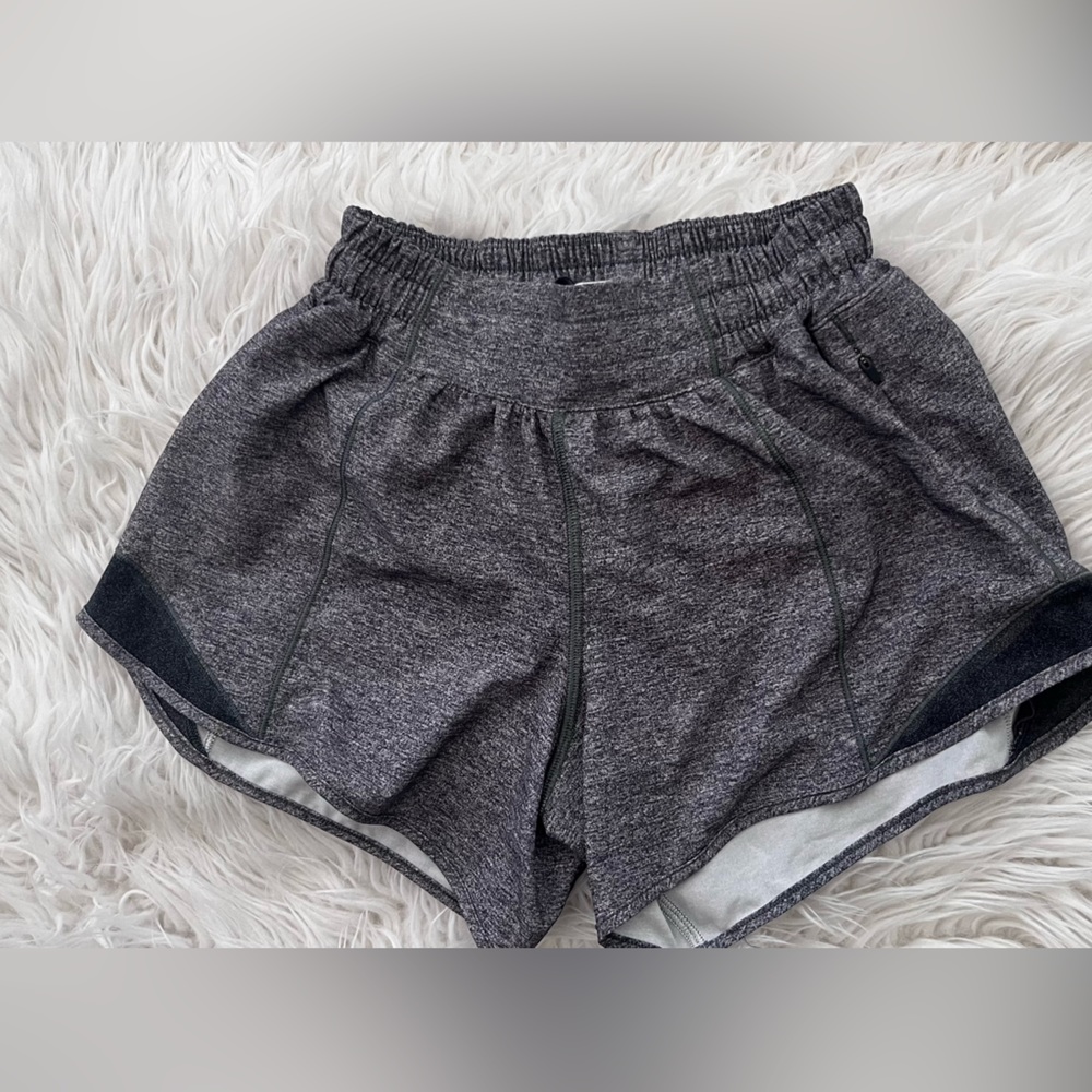 Lululemon grey shorts.